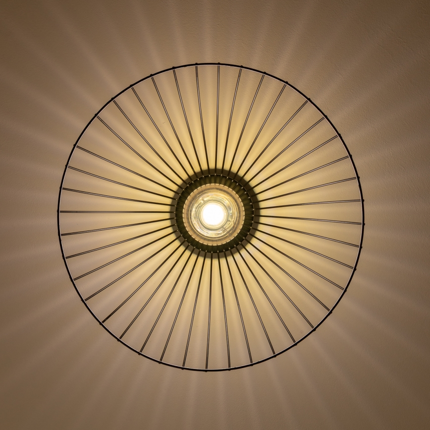 Brilagi - LED Flush-mounted Chandelier CERIA WIRE 1xE27/40W/230V Ø 45 cm Black