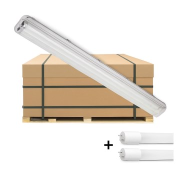 Brilagi - LED Heavy-duty fluorescent light OPTIMA T8 2xG13/18W/230V 4000K IP65 128 cm - pallet 110 pcs