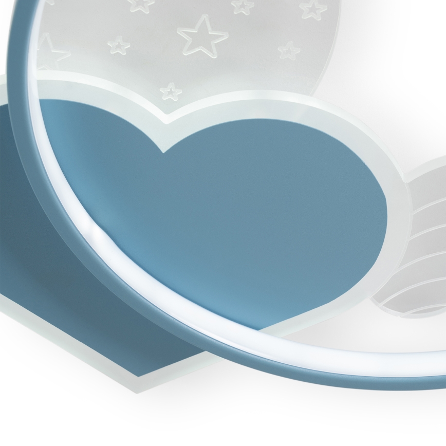 Brilagi - LED Kids' Ceiling Light LOVE LED/48W/230V 3000/4500/6000K blue