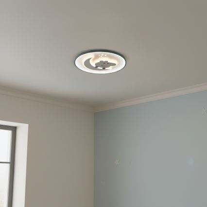 Brilagi - PIGGY LED Kids' Ceiling Light LED/70W/230V 3000/4500/6000K Ø 45 cm