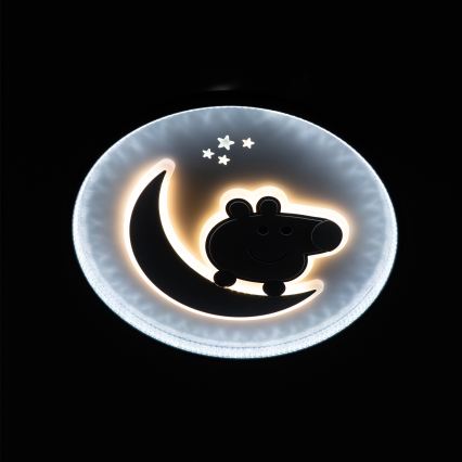 Brilagi - PIGGY LED Kids' Ceiling Light LED/70W/230V 3000/4500/6000K Ø 45 cm