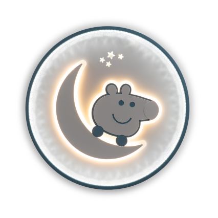 Brilagi - PIGGY LED Kids' Ceiling Light LED/70W/230V 3000/4500/6000K Ø 45 cm