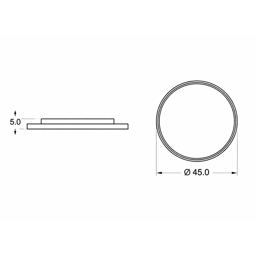 Brilagi - PIGGY LED Kids' Ceiling Light LED/70W/230V 3000/4500/6000K Ø 45 cm