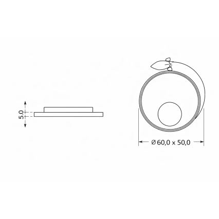Brilagi - LED Kids Ceiling Light STARSHIP LED/64W/230V 3000/4500/6000K yellow