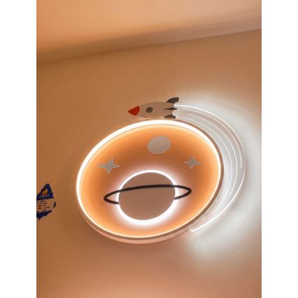 BRILAGI -LED Kids' ceiling light STARSHIP LED/64W/230V 3000/4500K yellow