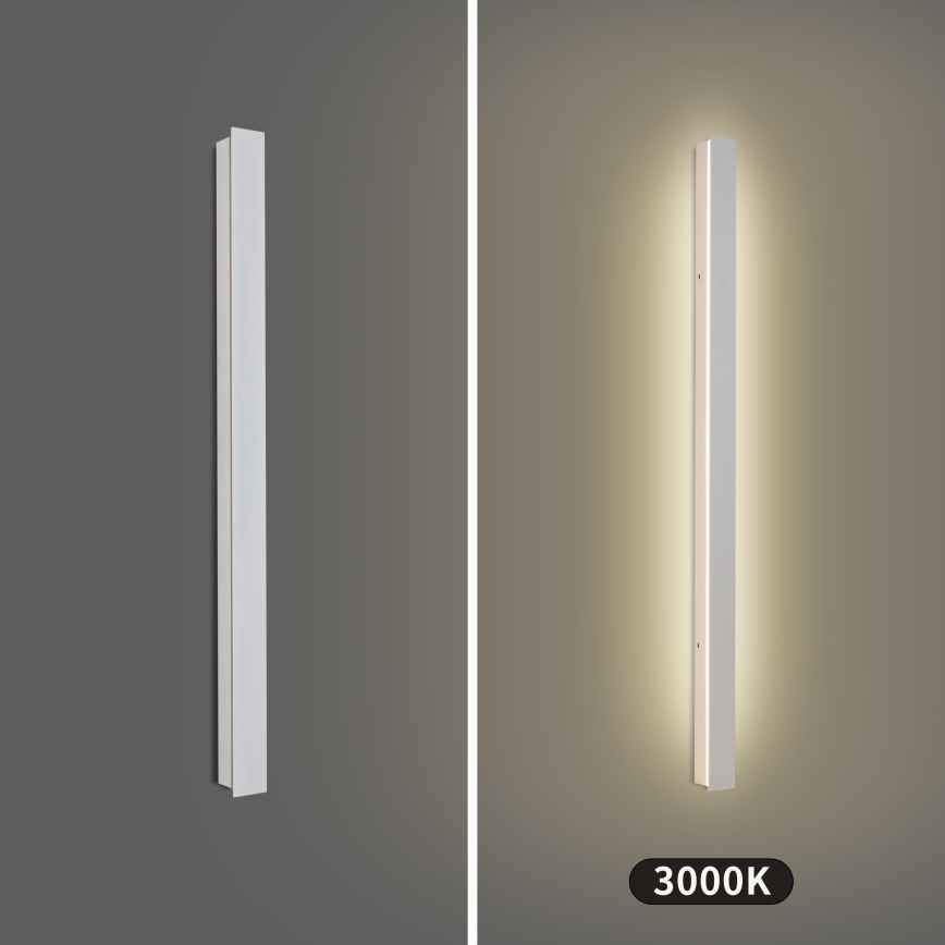Brilagi - LED Outdoor Wall Light LINEAR LED/22W/230V 3000K IP65 100 cm white CRI 90