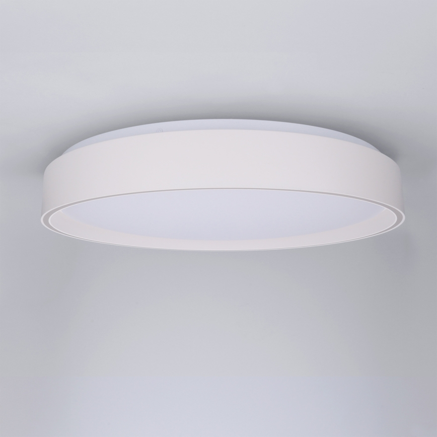 Brilagi - NANCI Dimmable LED Ceiling Light, 60W, 230V, 3000–6500K, Ø 49 cm, White — with Remote Control