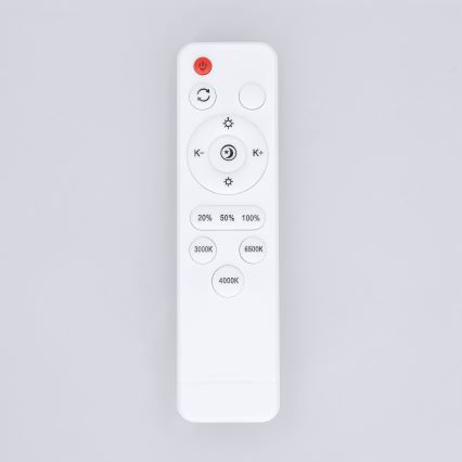 Brilagi - NANCI Dimmable LED Ceiling Light, 60W, 230V, 3000–6500K, Ø 49 cm, White — with Remote Control