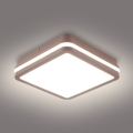 Brilagi - LED Outdoor ceiling light BENE LED/18W/230V 21,5x21,5 cm brown IP54