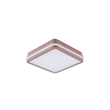 Brilagi - LED Outdoor ceiling light BENE LED/18W/230V 21,5x21,5 cm brown IP54