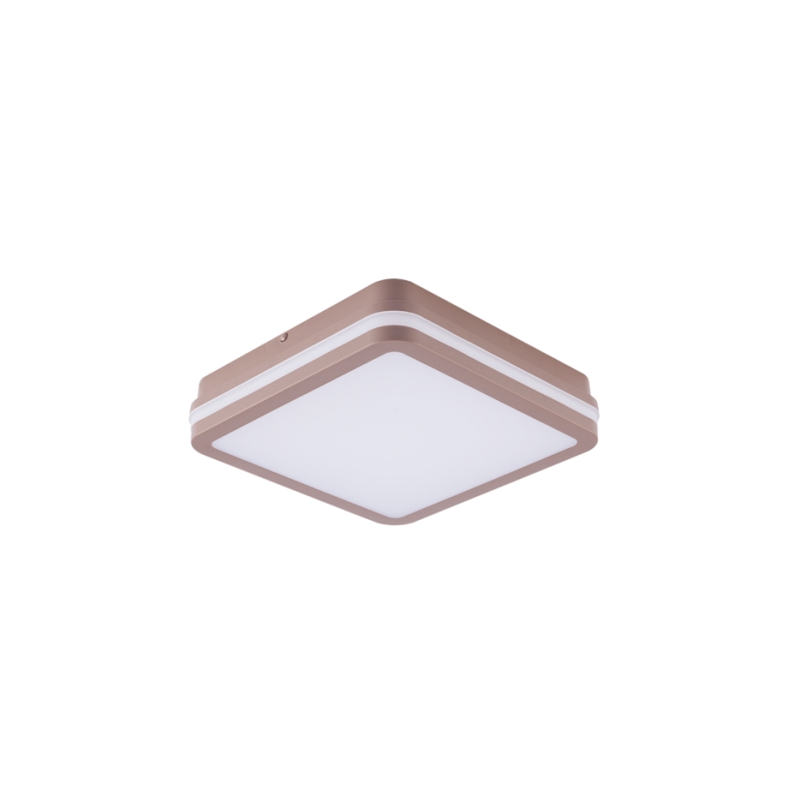 Brilagi - LED Outdoor ceiling light BENE LED/18W/230V 21,5x21,5 cm brown IP54