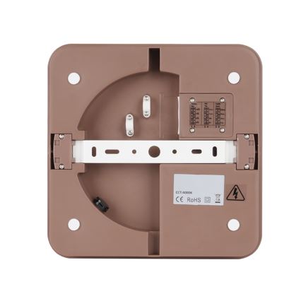 Brilagi - BENE LED Outdoor Ceiling Light LED/24W/230V 26x26 cm Brown IP54