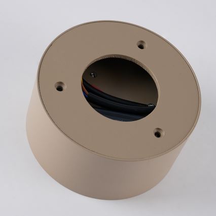 BRILAGI - LED Outdoor Ceiling Light FORIS LED/14W/230V Ø 12 cm Beige IP44
