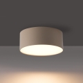 BRILAGI - LED Outdoor ceiling light FORIS LED/9W/230V Ø 9 cm beige IP44