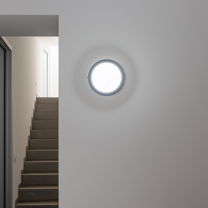 Brilagi - LED Outdoor ceiling light LED/13W/230V d. 17 cm IP54 anthracite