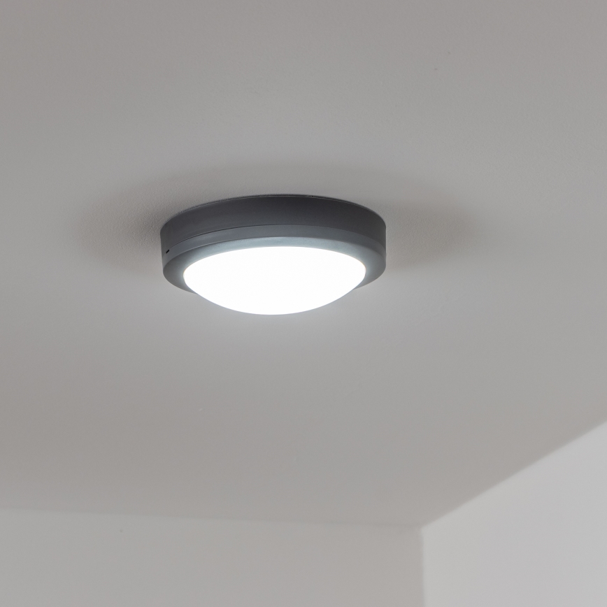 Brilagi - LED Outdoor ceiling light LED/13W/230V d. 17 cm IP54 anthracite