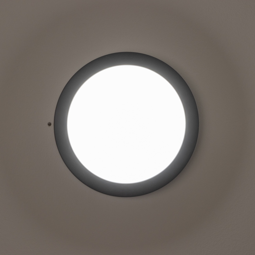 Brilagi - LED Outdoor ceiling light LED/13W/230V d. 17 cm IP54 anthracite