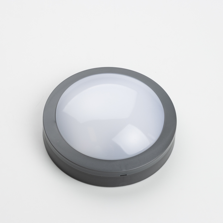 Brilagi - LED Outdoor ceiling light LED/13W/230V d. 17 cm IP54 anthracite