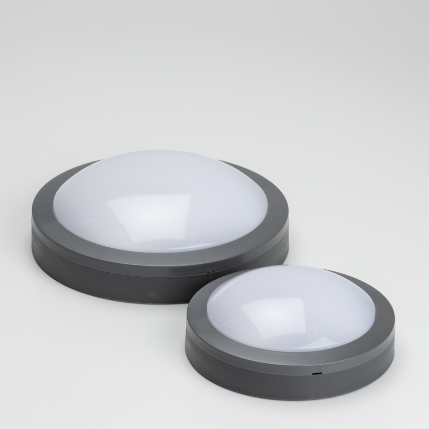 Brilagi - LED Outdoor ceiling light LED/13W/230V d. 17 cm IP54 anthracite