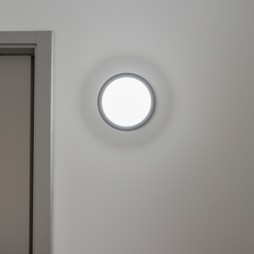 Brilagi - LED Outdoor ceiling light LED/20W/230V d. 23 cm IP54 anthracite