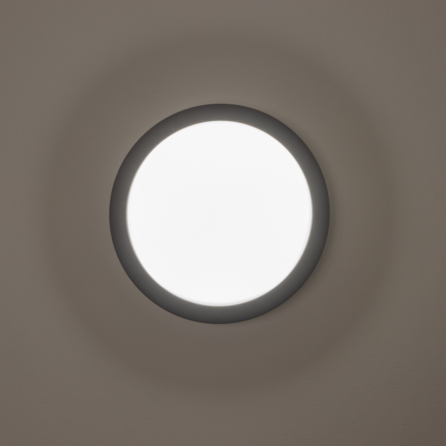 Brilagi - LED Outdoor ceiling light LED/20W/230V d. 23 cm IP54 anthracite