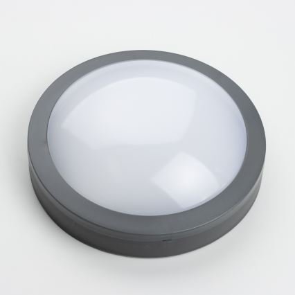 Brilagi - LED Outdoor ceiling light LED/20W/230V d. 23 cm IP54 anthracite