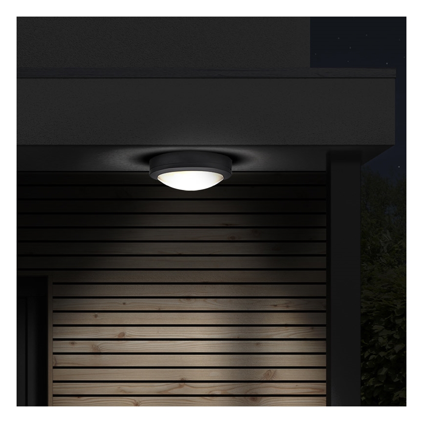 Brilagi - LED Outdoor ceiling light LED/20W/230V d. 23 cm IP54 anthracite