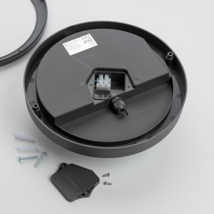 Brilagi - LED Outdoor ceiling light LED/20W/230V d. 23 cm IP54 anthracite