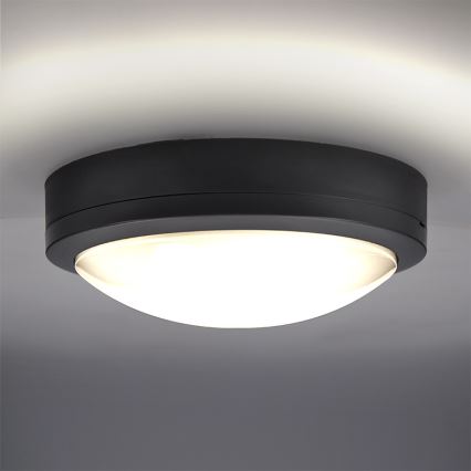 Brilagi - LED Outdoor ceiling light LED/20W/230V d. 23 cm IP54 anthracite