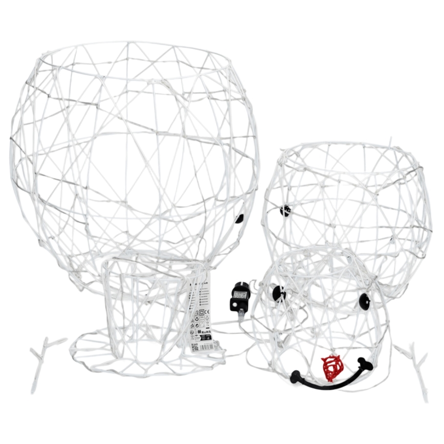 Brilagi - LED Outdoor Christmas Decoration LED/3,6W/31/230V 6500K 60 cm IP44 Snowman