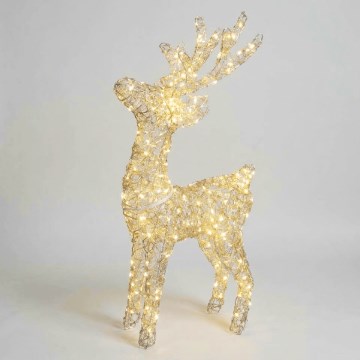 BRILAGI - LED Outdoor Christmas decoration LED/3,6W/8 functions 90 cm IP44 reindeer warm white