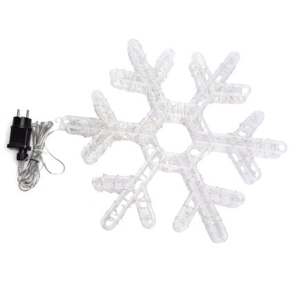 BRILAGI - LED Outdoor Christmas Decoration LED/6W/8 functions 43 cm IP44 snowflake warm white