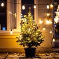 Brilagi - LED Outdoor Christmas Garland 10xLED/3xAA 3.2m IP44 Warm White