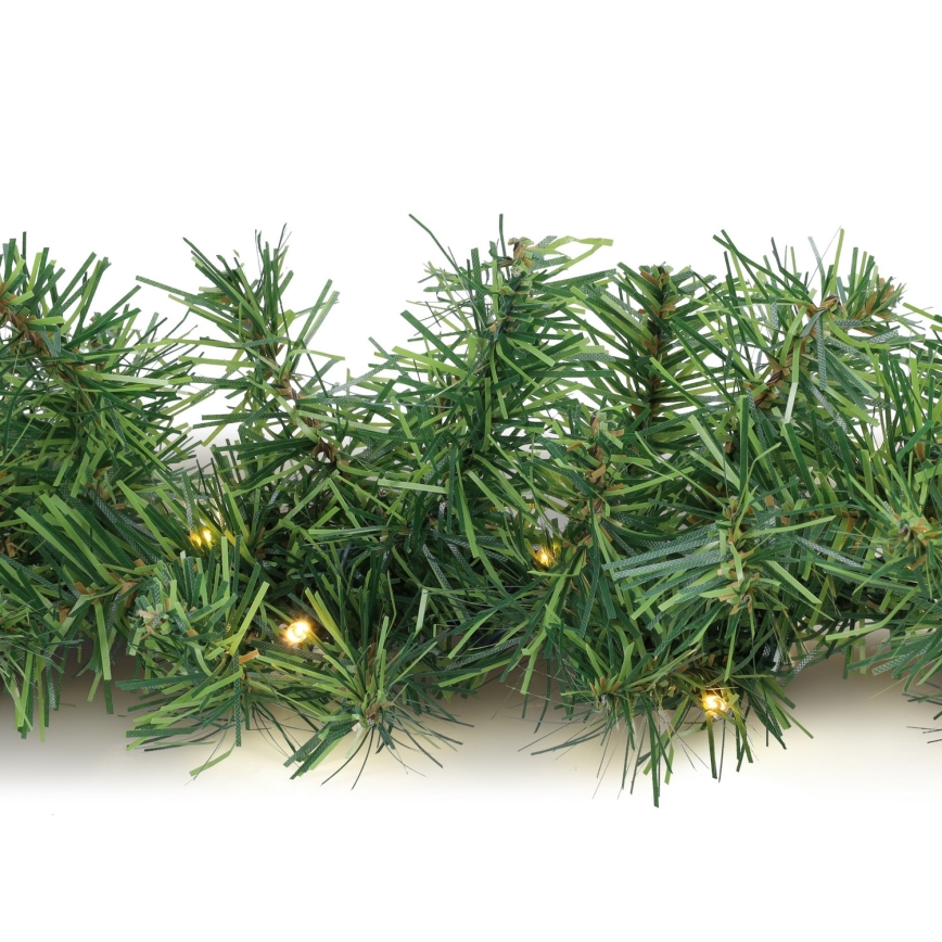 Brilagi - LED Outdoor Christmas Garland, LED/3xAA, 300 cm, IP44