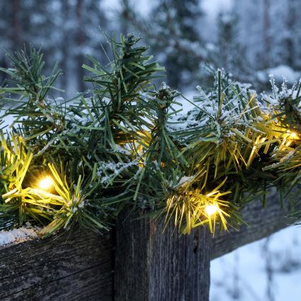 BRILAGI - LED Outdoor Christmas Garland, LED/3xAA, 300 cm, IP44