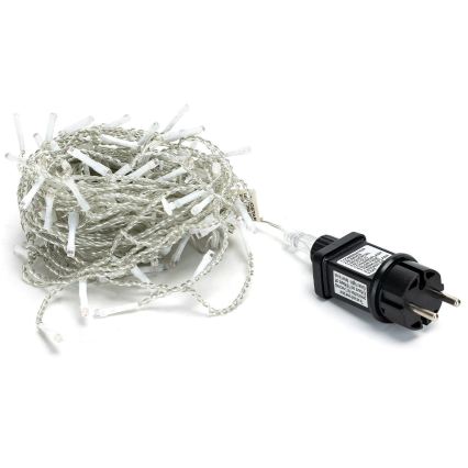 BRILAGI - LED Outdoor Christmas String Lights 1500 LEDs / 12 W / 8 functions / 78 x 0.6 m / IP44 / cool white