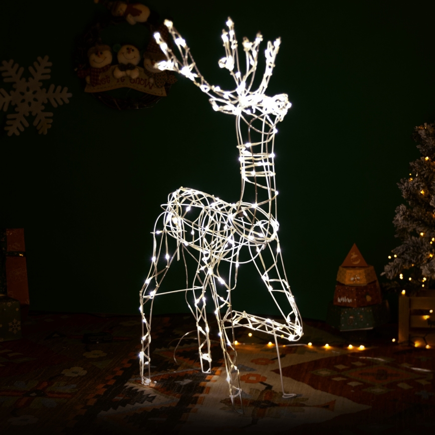 Brilagi - LED Outdoor Christmas Reindeer Decoration LED/3,6W/31/230V 2700K 120 cm IP44