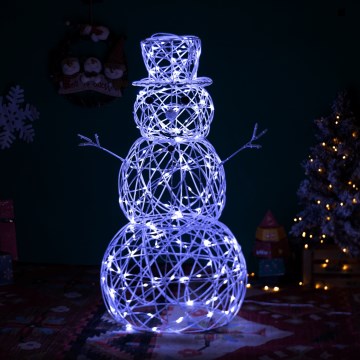 Brilagi - LED Outdoor Christmas Snowman Decoration, 3.6W/31/230V, 6500K, 120 cm, IP44