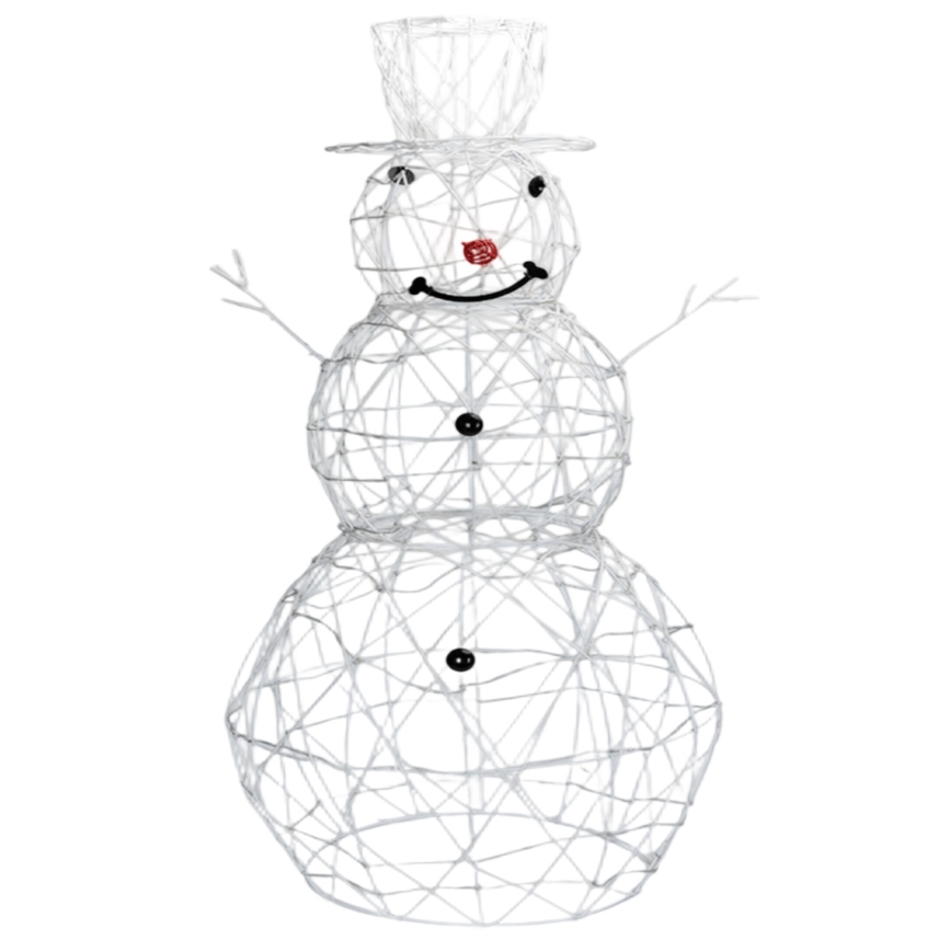 Brilagi - LED Outdoor Christmas Snowman Decoration, 3.6W/31/230V, 6500K, 120 cm, IP44