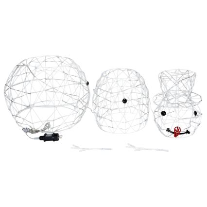 Brilagi - LED Outdoor Christmas Snowman Decoration, 3.6W/31/230V, 6500K, 120 cm, IP44