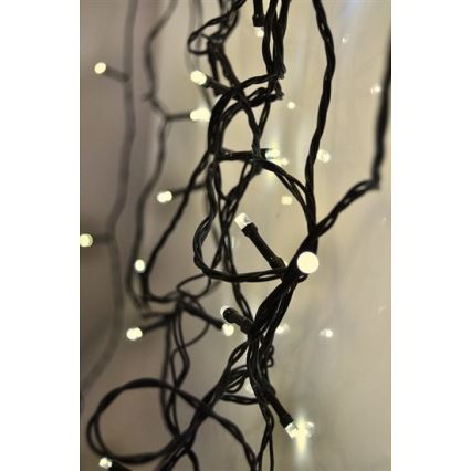 Brilagi - LED Outdoor Christmas String Lights 100 LEDs/8 functions 13 m IP44 warm white