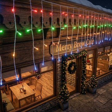 BRILAGI - LED Outdoor Christmas String Lights 400xLED/6W/8 functions 23x0,4m IP44 multicolor