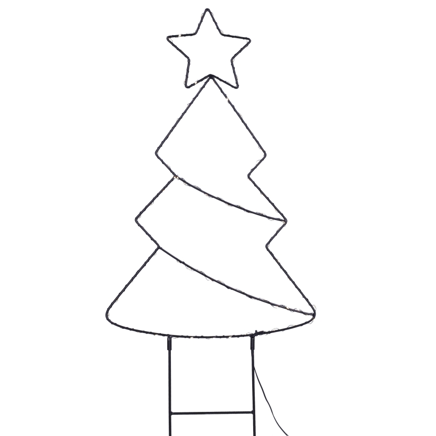 Brilagi - LED Outdoor Christmas Tree Decoration, LED/3xAA, IP44, 68x29 cm