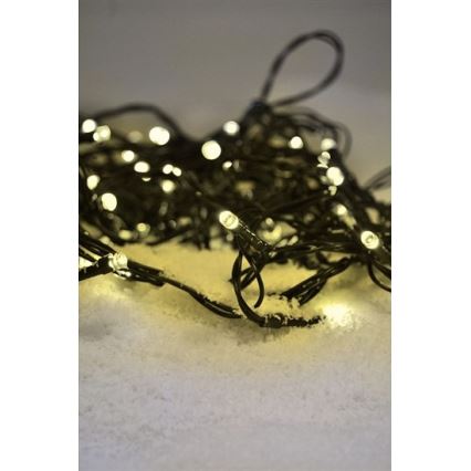 Brilagi - LED Outdoor decorative chain 100xLED/8 functions 13 m IP44 warm white