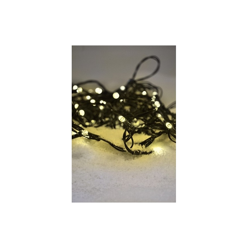Brilagi - LED Outdoor decorative chain 100xLED/8 functions 13 m IP44 warm white