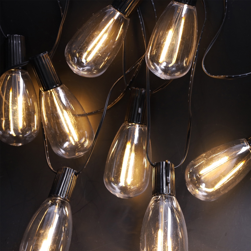 Brilagi - LED Outdoor Decorative String Lights 10xLED/3xAA 3,2m IP44 Warm White