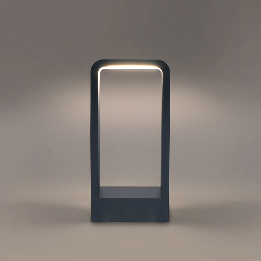 Brilagi - LED Outdoor lamp BARI LED/7W/230V 3000/4000/6000K anthracite IP54 30 cm