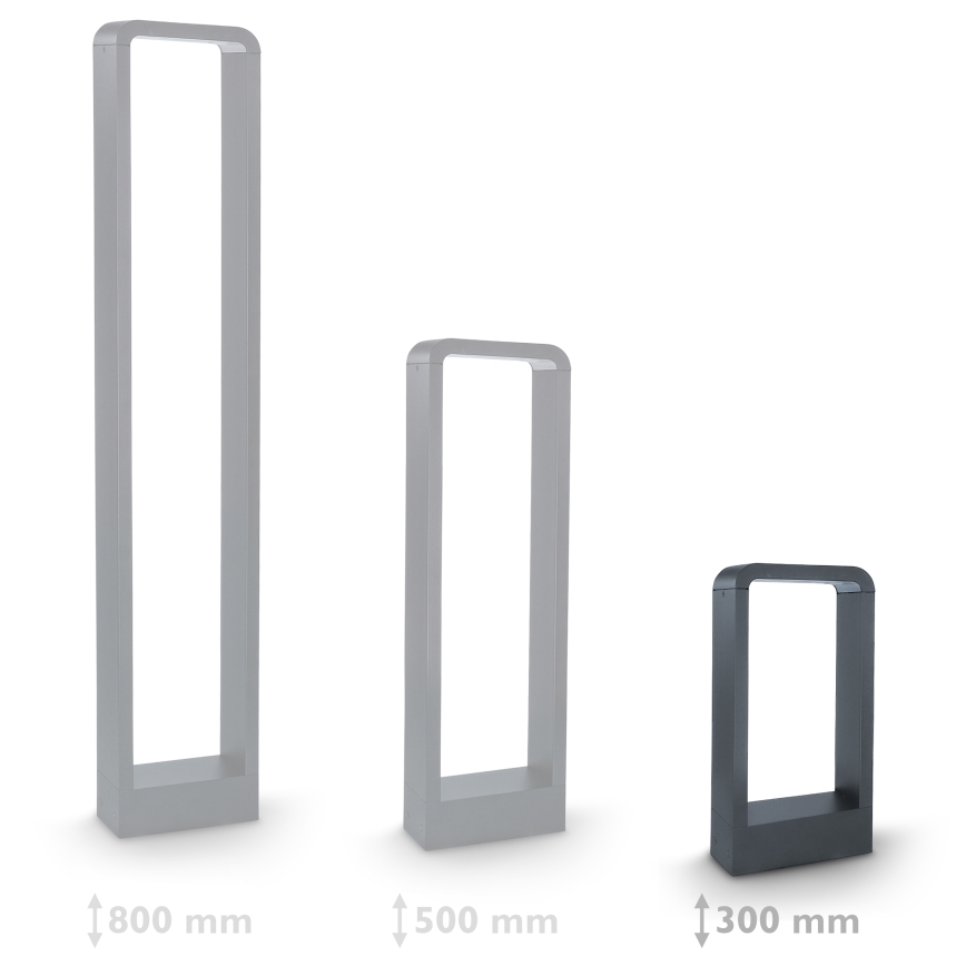 Brilagi - LED Outdoor lamp BARI LED/7W/230V 3000/4000/6000K anthracite IP54 30 cm