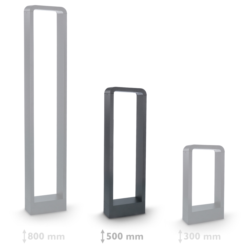 Brilagi - LED Outdoor lamp BARI LED/7W/230V 3000/4000/6000K anthracite IP54 50 cm