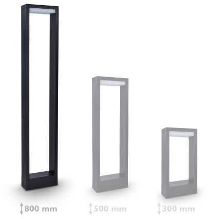 Brilagi - LED Outdoor lamp BARI LED/7W/230V 3000/4000/6000K anthracite IP54 80 cm